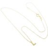 Collana Donna Bliss In Oro Giallo 9 Kt E Diamanti 0.003 Ct Con Inziale 2 - Verre Gioielli Collana Donna Bliss In Oro Giallo 9 Kt E Diamanti 0.003 Ct Con Inziale