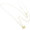 Collana Donna Bliss In Oro Giallo 9 Kt E Diamanti 0.003 Ct Con Inziale