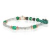 Bracciale Unisex Gerba Mon Amour Con Occhio Di Tigre Verde E Argento 925 1 - Verre Gioielli Bracciale Unisex Gerba Mon Amour Con Occhio Di Tigre Verde E Argento 925