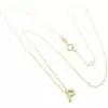 Collana Donna Bliss In Oro Giallo 9 Kt E Diamanti 0.003 Ct Con Inziale