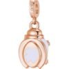 Charm Rosato In Argento 925 Placcato Oro Rosa Con Cubic Zirconia E Smalto Bianco A Coccinella 5 - Verre Gioielli Charm Rosato In Argento 925 Placcato Oro Rosa Con Cubic Zirconia E Smalto Bianco A Coccinella 1 Verre Gioielli - l'istituzione del gioiello