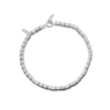 Bracciale Catenella Dodo Mariani Con Conchiglie Rigate In Argento 925 1 - Verre Gioielli Bracciale Catenella Dodo Mariani Con Conchiglie Rigate In Argento 925