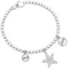 Bracciale Rigido Donna Liu Jo In Acciaio Con Cristalli E Stella Pendente 1 - Verre Gioielli Bracciale Rigido Donna Liu Jo In Acciaio Con Cristalli E Stella Pendente