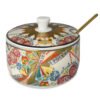 Zuccheriera Baci Milano In Porcellana Cosy Xmas Gold