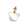 Charm Dodo Mariani Farfalla In Argento 925 E Contromaglia in Oro Giallo 9 Kt