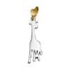 Charm Dodo Mariani Giraffa In Argento 925 E Contromaglia in Oro Giallo 9 Kt