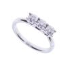 Anello Donna Trilogy Bliss In Oro Bianco 18 Con Diamanti 0.05 Ct 2 - Verre Gioielli Anello Donna Trilogy Bliss In Oro Bianco 18 Con Diamanti 0.05 Ct