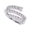 Anello Donna Fantasia Bliss In Oro Bianco 18 Con Diamanti 0.17 Ct