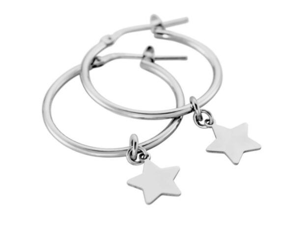 3 Paia Orecchini A Stella In Argento 925 - Ipoallergenici, Colori Argento/Oro/Nero, Per Donna E Ragazza