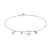 Cavigliera Donna Stroili In Argento 925 Con Tartaruga E Conchiglie E Cubic Zirconia 2 - Verre Gioielli Cavigliera Donna Stroili In Argento 925 Con Tartaruga E Conchiglie E Cubic Zirconia