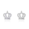 Orecchini Donna Stroili In Argento 925 A Corona Con Zirconi Bianchi 2 - Verre Gioielli Orecchini Donna Stroili In Argento 925 A Corona Con Zirconi Bianchi
