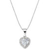 Collana Donna Amen In Argento 925 Con Cuore Pendente E Zirconi Bianchi