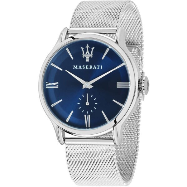 Orologio Uomo Maserati Epoca In Acciaio Solo Tempo Al Quarzo 3 - Verre Gioielli Orologio Uomo Maserati Epoca In Acciaio Solo Tempo Al Quarzo