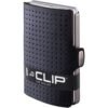 Portafoglio I Clip In Pelle Nera Metal Optic