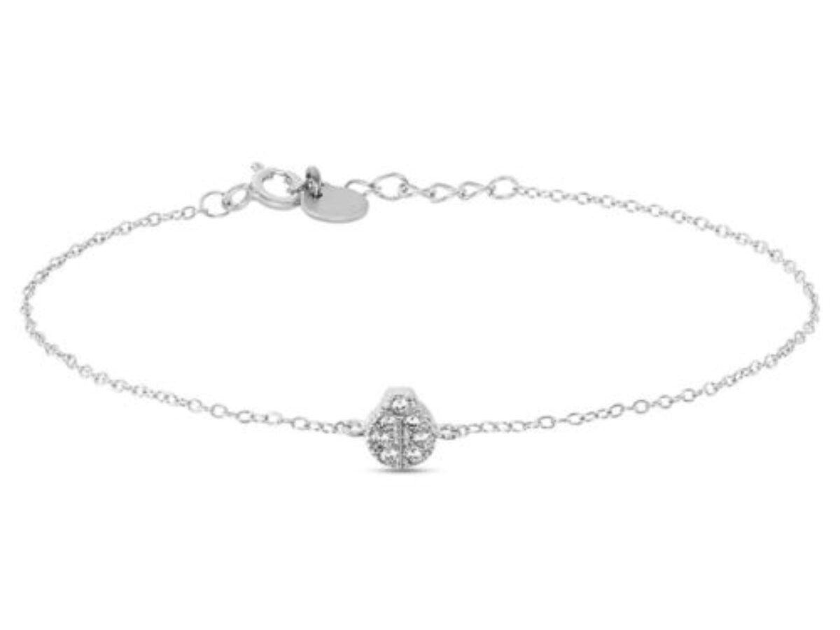Panda Luxury Bracciale Donna In Argento 925 Con Simbolo Del DNA – Regolabile, Ipoallergenico, Regalo In Scatola Logo