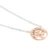 Collana Donna Stroili In Argento 925 Rosato Con Zirconi Bianchi E Albero Della Vita 1 Verre Gioielli - l'istituzione del gioiello