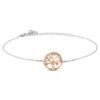 Bracciale Donna Stroili In Argento 925 Rosato Con Zirconi Bianchi E Albero Della Vita