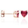 Orecchini Donna Stroili In Argento 925 Rosato Con Zircone Rosso A Cuore 5 - Verre Gioielli Orecchini Donna Stroili In Argento 925 Rosato Con Zircone Rosso A Cuore 1 Verre Gioielli - l'istituzione del gioiello