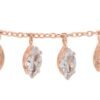 Bracciale Donna Stroili In Metallo Rosato Con Cristalli Pendenti 1 Verre Gioielli - l'istituzione del gioiello