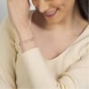 Bracciale Donna Stroili In Metallo Rosato Con Cristalli Pendenti 2 Verre Gioielli - l'istituzione del gioiello