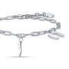 Bracciale Donna Luca Barra In Acciaio Con Ferro Di Cavallo E Cornetto 3 Verre Gioielli - l'istituzione del gioiello