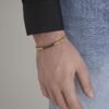 Bracciale Uomo Luca Barra In Acciaio Dorato e Ip Nero 5 - Verre Gioielli Bracciale Uomo Luca Barra In Acciaio Dorato e Ip Nero 1 Verre Gioielli - l'istituzione del gioiello