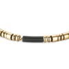 Bracciale Uomo Luca Barra In Acciaio Dorato e Ip Nero 6 - Verre Gioielli Bracciale Uomo Luca Barra In Acciaio Dorato e Ip Nero 2 Verre Gioielli - l'istituzione del gioiello