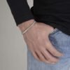 Bracciale Uomo Luca Barra In Acciaio 2 Verre Gioielli - l'istituzione del gioiello