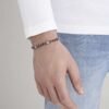 Bracciale Uomo Luca Barra In Acciaio Con Pietre Multicolor 1 Verre Gioielli - l'istituzione del gioiello