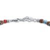 Bracciale Uomo Luca Barra In Acciaio Con Pietre Multicolor 2 Verre Gioielli - l'istituzione del gioiello