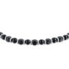 Bracciale Uomo Luca Barra In Acciaio Con Pietre Nere 2 Verre Gioielli - l'istituzione del gioiello