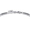 Bracciale Uomo Luca Barra In Acciaio Con Ematite Grigia E Silver 1 Verre Gioielli - l'istituzione del gioiello