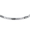 Bracciale Uomo Luca Barra In Acciaio Con Ematite Grigia E Silver 2 Verre Gioielli - l'istituzione del gioiello