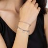Bracciale Donna Luca Barra In Acciaio Con Cuore E Stelle 3 Verre Gioielli - l'istituzione del gioiello