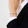 Bracciale Donna Luca Barra In Acciaio Con Ala 2 Verre Gioielli - l'istituzione del gioiello