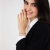 Bracciale Donna Luca Barra In Acciaio Con Ala 1 Verre Gioielli - l'istituzione del gioiello