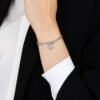 Bracciale Donna Luca Barra In Acciaio Con Stella 2 Verre Gioielli - l'istituzione del gioiello