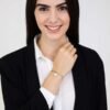 Bracciale Donna Luca Barra In Acciaio Con Cuore E Cristalli Bianchi 2 Verre Gioielli - l'istituzione del gioiello