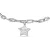 Bracciale Donna Luca Barra In Acciaio Con Stella E Cristalli Bianchi 1 Verre Gioielli - l'istituzione del gioiello
