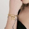 Bracciale Donna Luca Barra In Acciaio Dorato Con Fulmine E Cuore 7 - Verre Gioielli Bracciale Donna Luca Barra In Acciaio Dorato Con Fulmine E Cuore 3 Verre Gioielli - l'istituzione del gioiello
