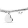 Bracciale Donna Luca Barra In Acciaio Con Cuore E Stelle Pendenti 1 Verre Gioielli - l'istituzione del gioiello