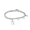 Bracciale Donna Luca Barra In Acciaio Con Stelle