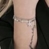 Bracciale Donna Luca Barra In Acciaio Con Stelle 3 Verre Gioielli - l'istituzione del gioiello