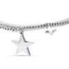 Bracciale Donna Luca Barra In Acciaio Con Stelle 1 Verre Gioielli - l'istituzione del gioiello