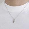 Collana Uomo Luca Barra In Acciaio Con Croce Pendente E Cristalli Neri 6 - Verre Gioielli Collana Uomo Luca Barra In Acciaio Con Croce Pendente E Cristalli Neri 2 Verre Gioielli - l'istituzione del gioiello