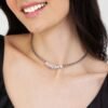 Collana Donna Luca Barra Dream In Acciaio E Cristalli Bianchi 7 - Verre Gioielli Collana Donna Luca Barra Dream In Acciaio E Cristalli Bianchi 3 Verre Gioielli - l'istituzione del gioiello