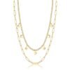 Collana Donna Luca Barra In Acciaio Dorato A Doppia Catena Con Pendenti 5 - Verre Gioielli Collana Donna Luca Barra In Acciaio Dorato A Doppia Catena Con Pendenti 1 Verre Gioielli - l'istituzione del gioiello