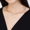 Collana Donna Luca Barra In Acciaio Con Stella Pendente E Cristalli Bianchi 3 Verre Gioielli - l'istituzione del gioiello