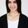 Collana Donna Luca Barra In Acciaio Dorato Con Quadrifoglio Pendente E Cristalli Bianchi 2 Verre Gioielli - l'istituzione del gioiello