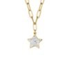 Collana Donna Luca Barra In Acciaio Dorato Con Stella Pendente E Cristalli 1 Verre Gioielli - l'istituzione del gioiello